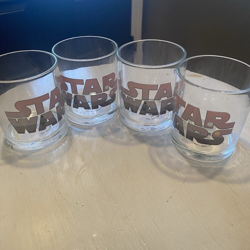 NWT: Star Wars‎ -Set of 2, Episode 4 DOF Glasses (10.5 oz fl.)